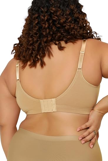 Van Heusen Women’s Cotton Minimizer Bra – Wireless Comfort, Non-Padded Design & Full Coverage Support